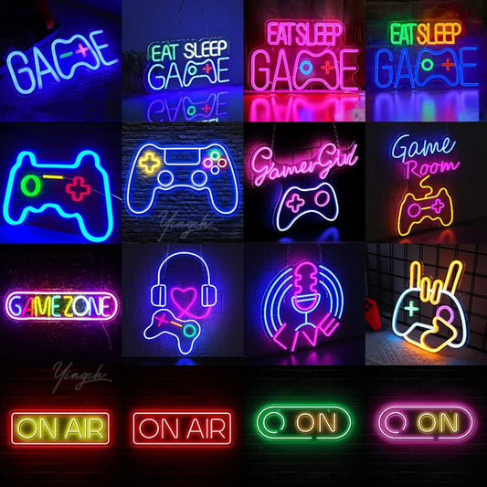 Game Neon Sign Light LED